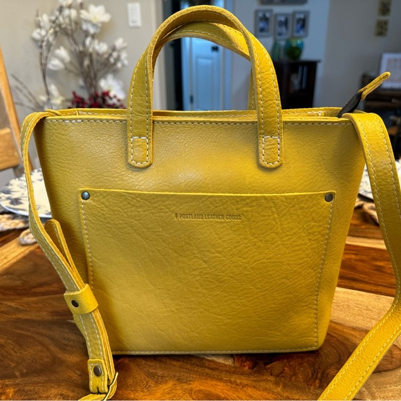 Pomelo 🦄 Mini Zipper Crossbody Tote Bag Yellow Purse Spring Fit NEW - Picture 2 of 9